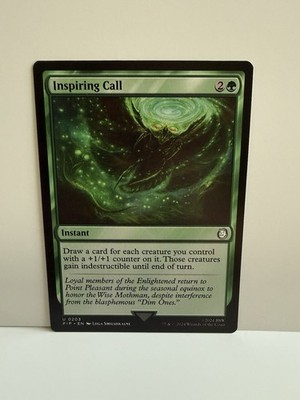 MTG NM Inspiring Call 203 U Universes Beyond: Fallout
