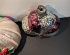 Four (4) Glass Christmas Ornaments, Vintage Mica Frosted - Poland, Dept 56 other — photo 8