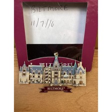 Biltmore Chemart Christmas Tree Ornament /Box Made in USA Brass Like