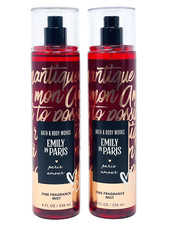 2 BATH BODY WORKS EMILY IN PARIS PARIS AMOUR FINE FRAGRANCE MIST 8 FL OZ NEW