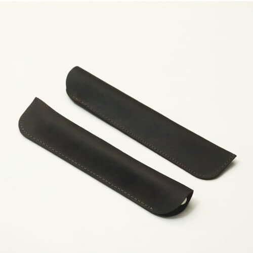 Handmade Genuine Leather Single Pen Case Fountain Pen Sleeve Holder Pouch