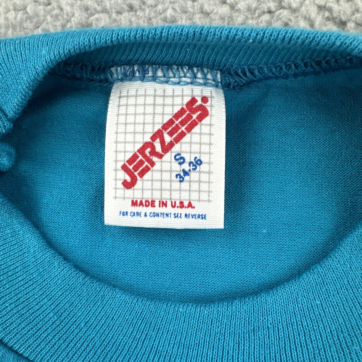 トップス 90s jerzees \"special ferry\" made in usa vintage jerzees single stitch t-shirt youth size small NWOT