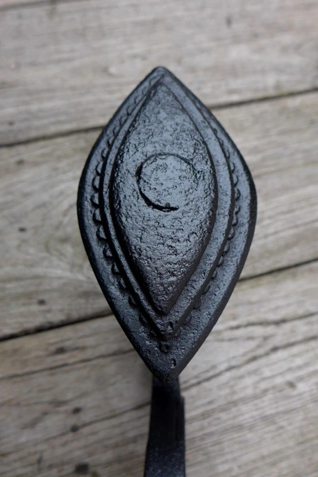 Antique XL church castle barn farm door handle handmade by blacksmiths unique - Image 3 of 4