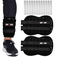 Adjustable Wrist Ankle Weights, Removable Arm  Leg Weight for Men  Women, F...