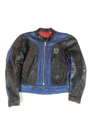 Harro Vintage Rare Avangarde Racing Moto Leather Jacket