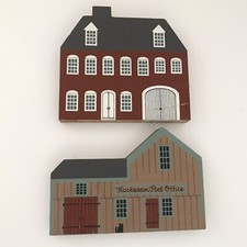 2 Cat’s Meow Hockessin DE Delaware Buildings 1990 Post Office HB DuPont School