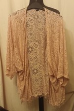 Ladies Net Wide Sleeve Beach Cover Up