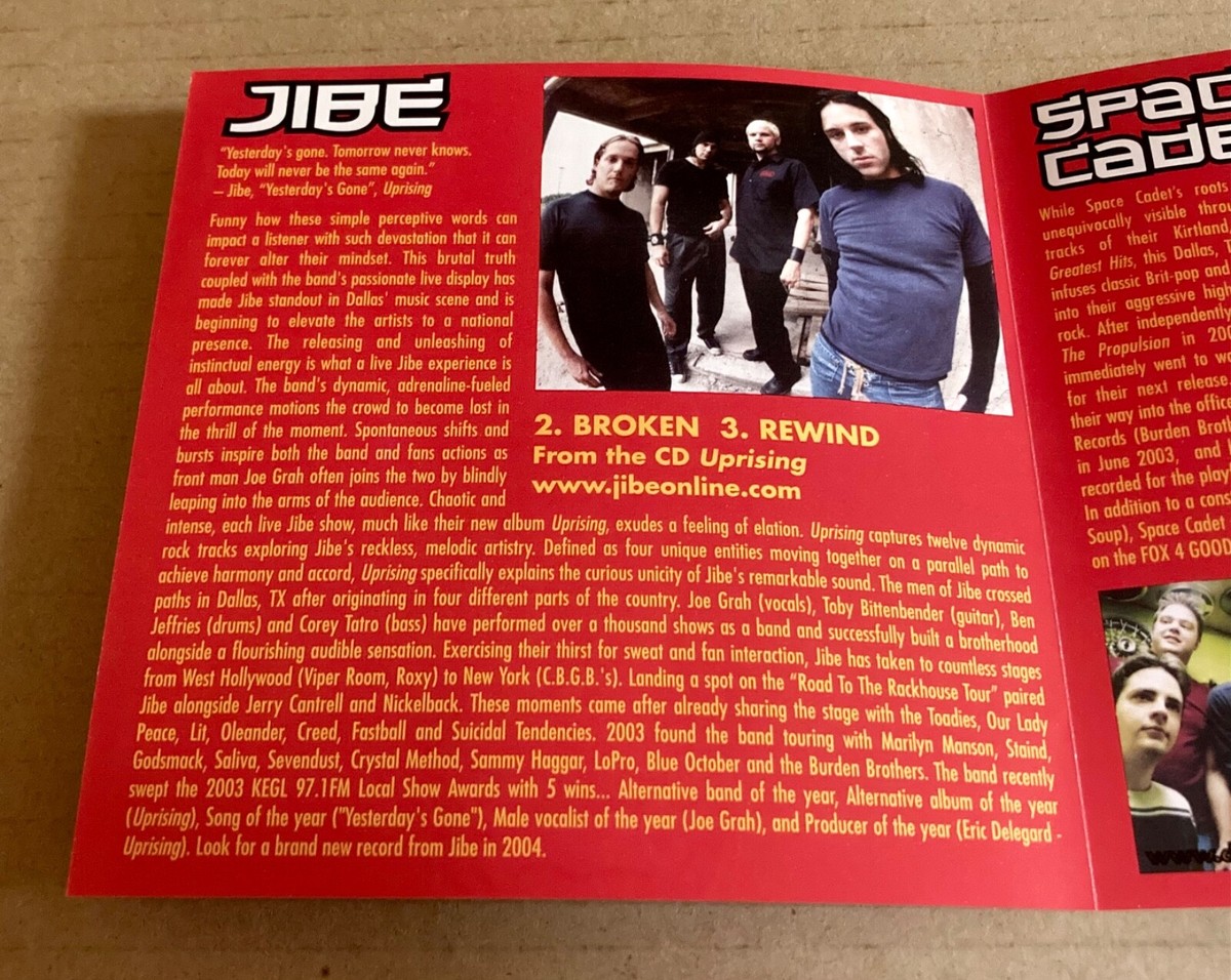 Rare CD Buzz-Oven Volume Ten 7 Tracks 2004 Jibe Space Cadet Rare CD Buzz-Oven Volume Ten 7 Tracks 2004 Jibe Space Cadet
