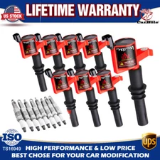 8x Ignition Coils + Spark Plugs For Ford F150 F250 5.4/6.8L 2004 2005 2006 07-10