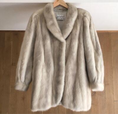 ジャケット・アウター SAGA MINK Silver-Tag Sapphire Mink Coat Sapphire Striped Mink Fur Jacket - 100% Real Fur - Haute Acorn