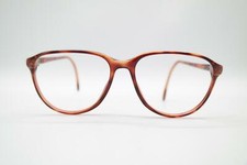 Vintage Zeiss 2090 8200 Red Oval Glasses Eyeglass Frame NOS