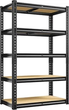 Storage Shelves 2020LBS Garage Shelving Heavy Duty 5 Tier Metal Shelving Adjusta