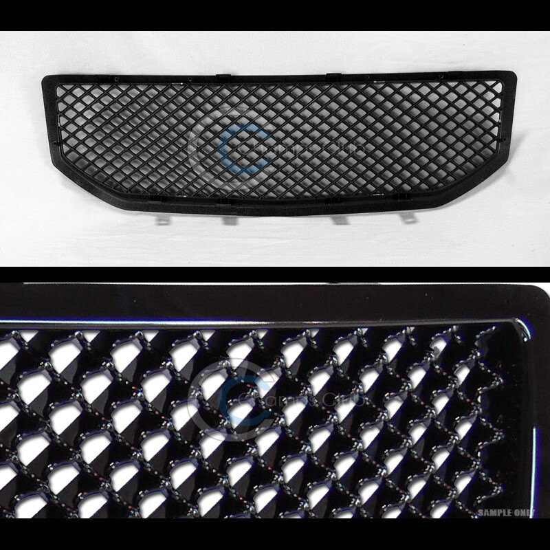 Fits 06/0712 Dodge Caliber Glossy Blk Mesh Front Hood Bumper Grill