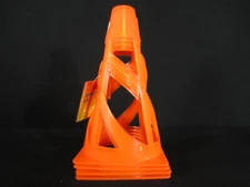 Bulk Lot 24 Packs Mini Orange Safety Cone Set Sport Cones NEW 4 Piece per Pack