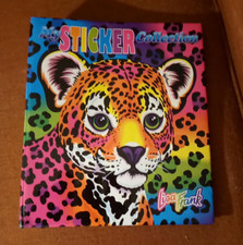 Vintage Lisa Frank 3 ring Hunter Cheetah MY STICKER COLLECTION Binder