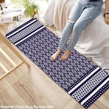Anti-Fatigue Standing Cushioned Kitchen Bath Mats Set of 2 18x48'' 18x30''