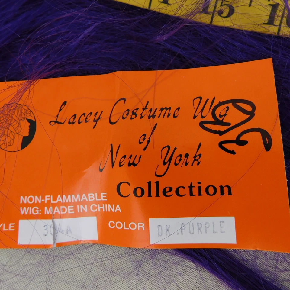 Pelucas de disfraz con encaje 304A 33" peluca recta extra larga - púrpura oscuro #6326 Foto 4 de 4