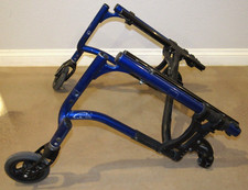 Quickie GTX Wheelchair Parts - Folding Frame w/ Front Castors Wheels