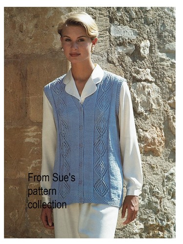 Woman's Sleeveless cardigan, Ladies 