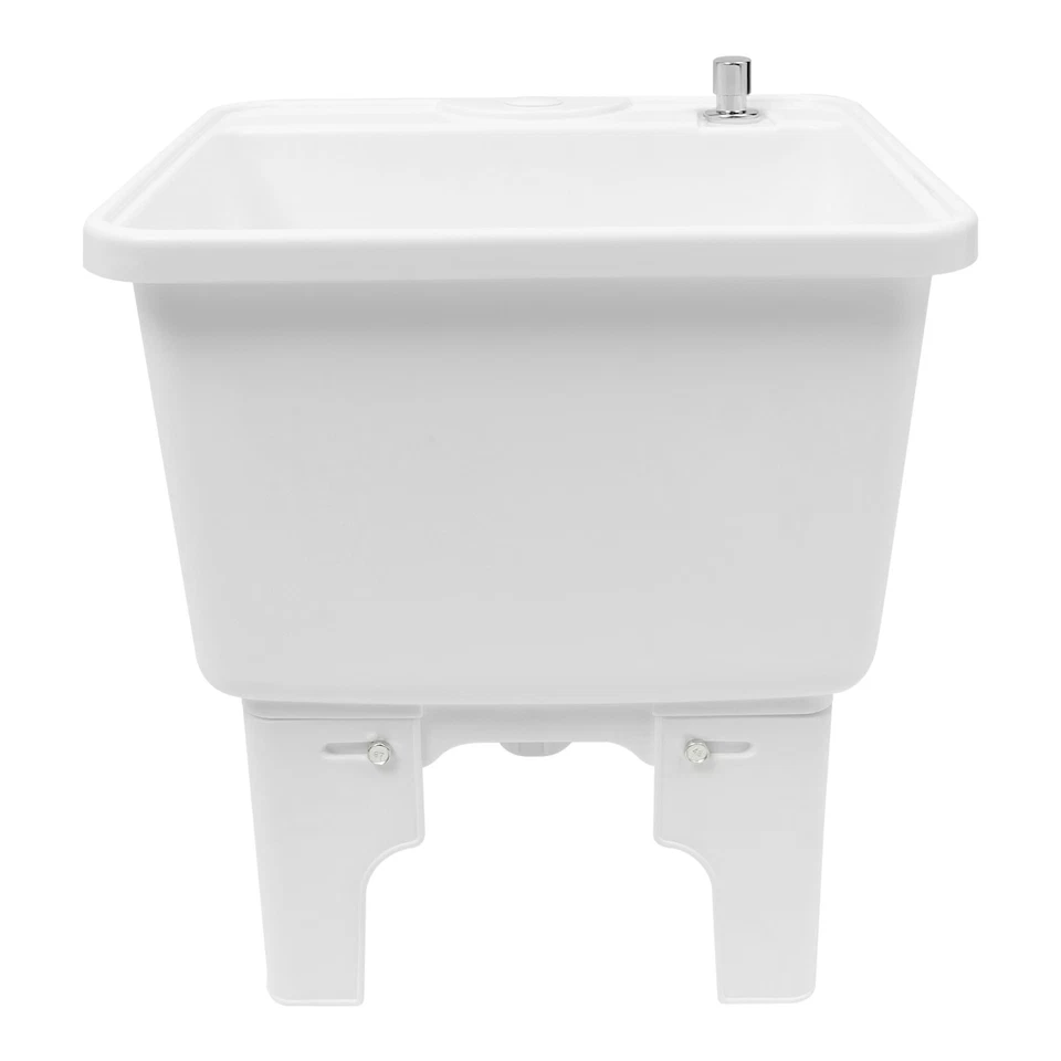 Mop Sink Service Basin Plastic Mop Sink Freestanding Sink 15.7" x 14" x 16.9" - Image 4 of 4