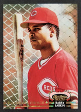 Barry Larkin 1992 Topps Stadium Club Members Choice Baseball Card #596 (NM)
