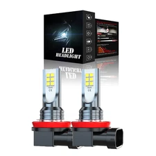 LED Fog Light Bulb H11 High Power Driving Lamps 10000k White Fog light Bulbs Kit