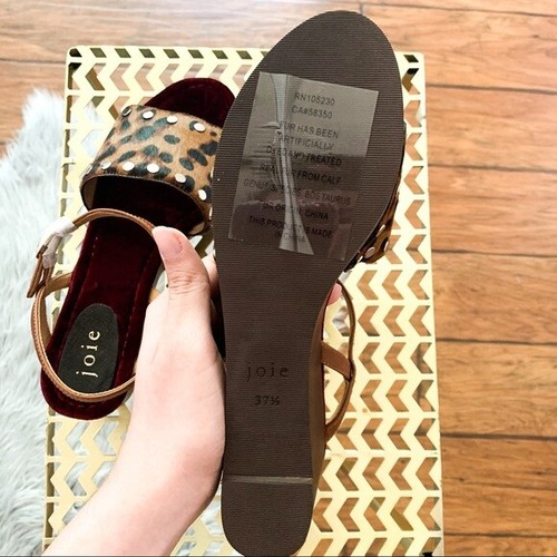 Joie Galla Leopard Platform Sandal Sz 8.5 - Picture 2 of 7
