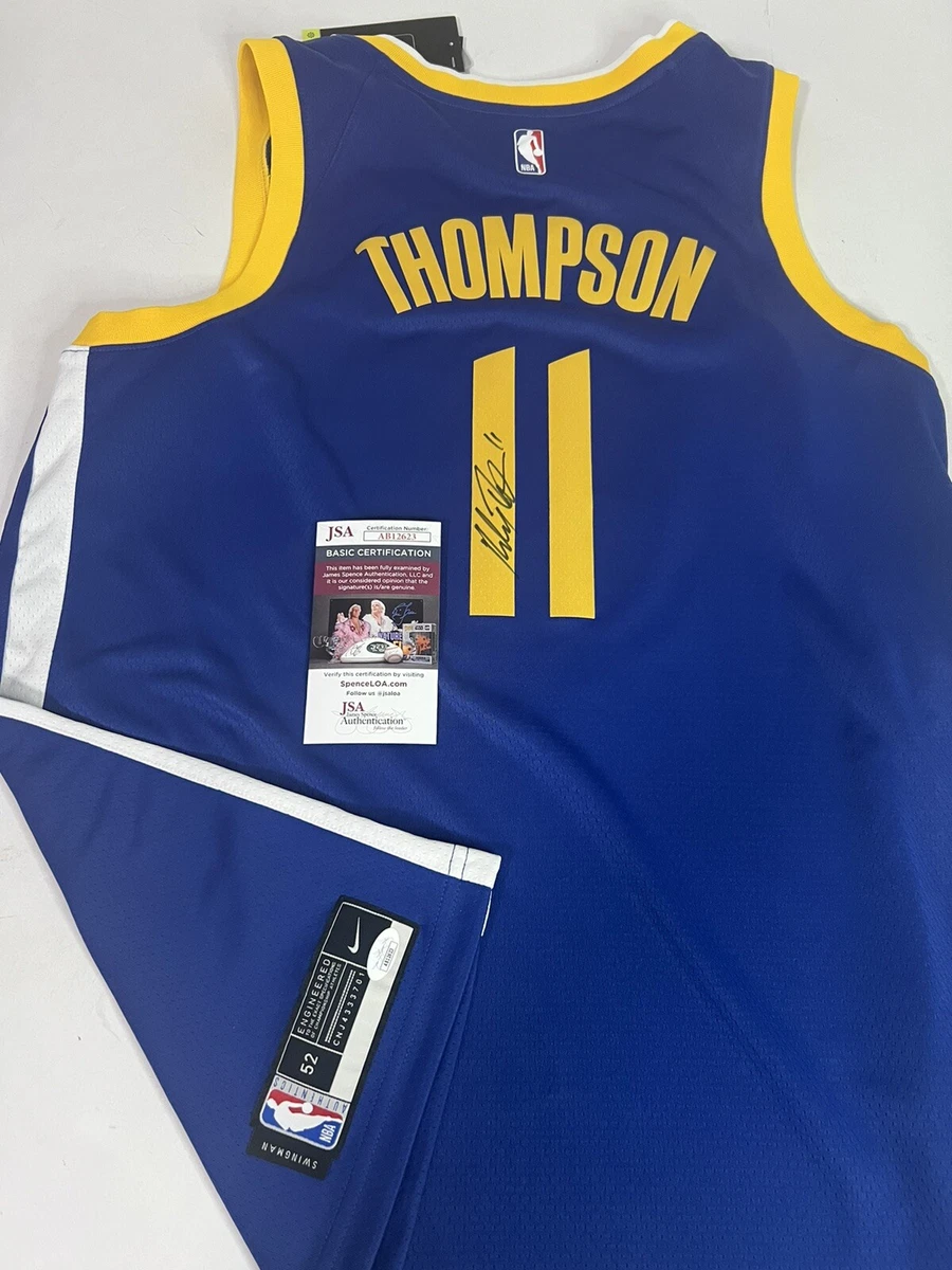 Klay thompson sales autographed jersey