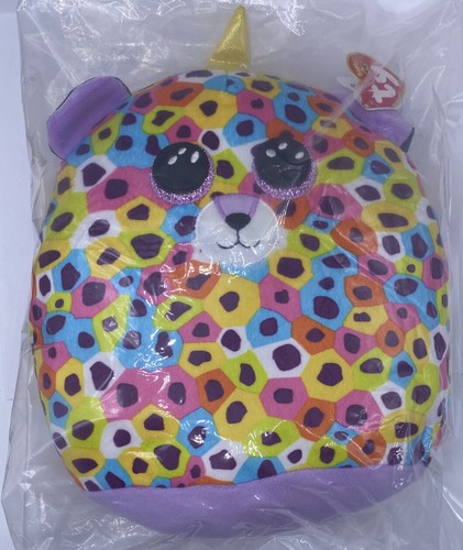 TY Squish-a-Boos NWT GISELLE Unicorn 2021 Squishmello Pillow Small Plush BNWMT - Picture 4 of 4