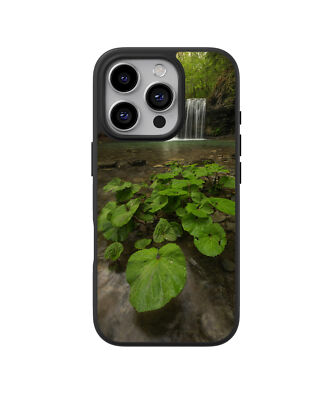 Sunny-Case 2D Case Handyhülle für iphone 8 PLUS Wasserfall See Rosenblätter N