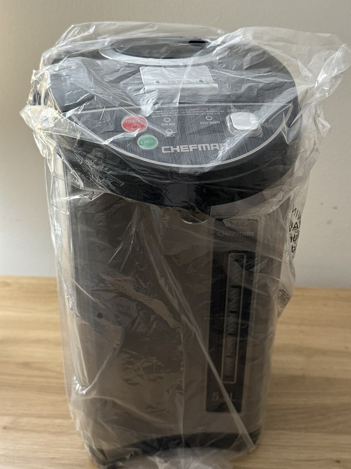 Chefman Electric Hot Water Pot Urn w/ Auto & Manual Dispense Buttons