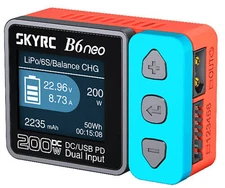 SKYRC B6 NEO Smart Charger DC 200W PD 80W LiPo Battery Balance Discharger