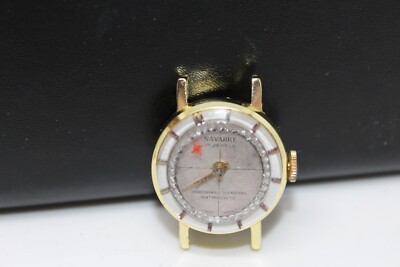NICE VINTAGE NAVARRE 17 JEWELS GOLD  TONE  LADIES  WRISTWATCH