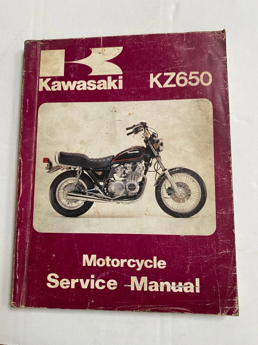 Genuine Kawasaki Z650 1981 1982 Workshop Service Manual Book 99924