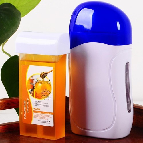 Kit de cera enrollable depilatorio rodillos calentadores cartucho de depilación enchufe Reino Unido eficaz⭐ - Imagen 12 de 12