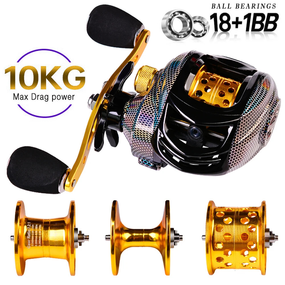 New Reel 18+1BB Casting Reel Smooth Metal 7.2:1 Gear Ratio Fishing Reel Standard | eBay New Reel 18+1BB Casting Reel Smooth Metal 7.2:1 Gear Ratio Fishing Reel Standard | eBay