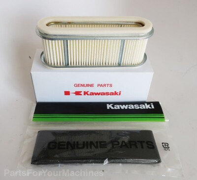 OEM AIR FILTER+PRE_FILTER, 11013-2021, KAWASAKI FB460V, LAWNMOWERS, 14E9+10