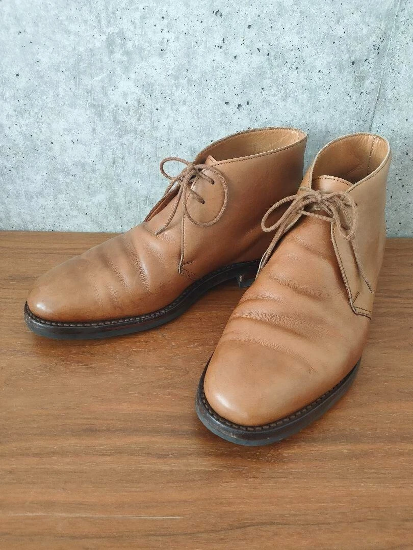 Crockett & Jones Chertsey Chukka Boots 7E US7.5 UK7.5 EUR41 Leather Camel