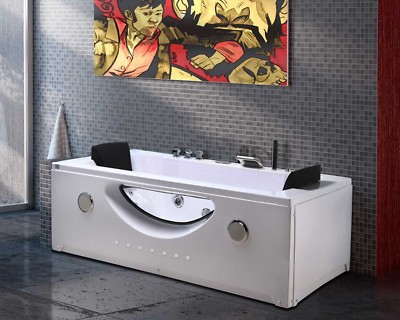 Whirlpool massage hydrotherapy bathtub hot tub 2 two person HARMONY double pump