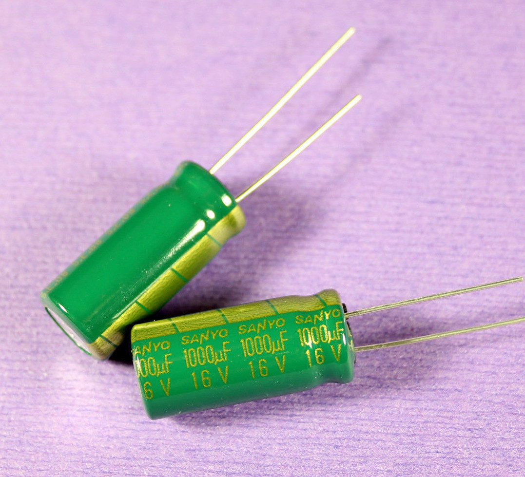 Souverains Or 4pcs-SANYO 150uF 16V OSCON OS-CON Radial Aluminum Solid Capacitors 16sa150m 4 Ducats Or - Foto 5