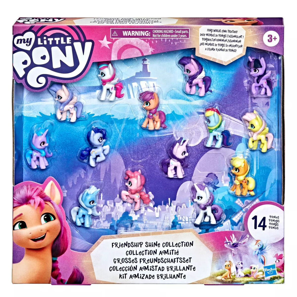  My Little Pony Friendship Shine 14 Mini Pony Figure Collection  : Toys & Games