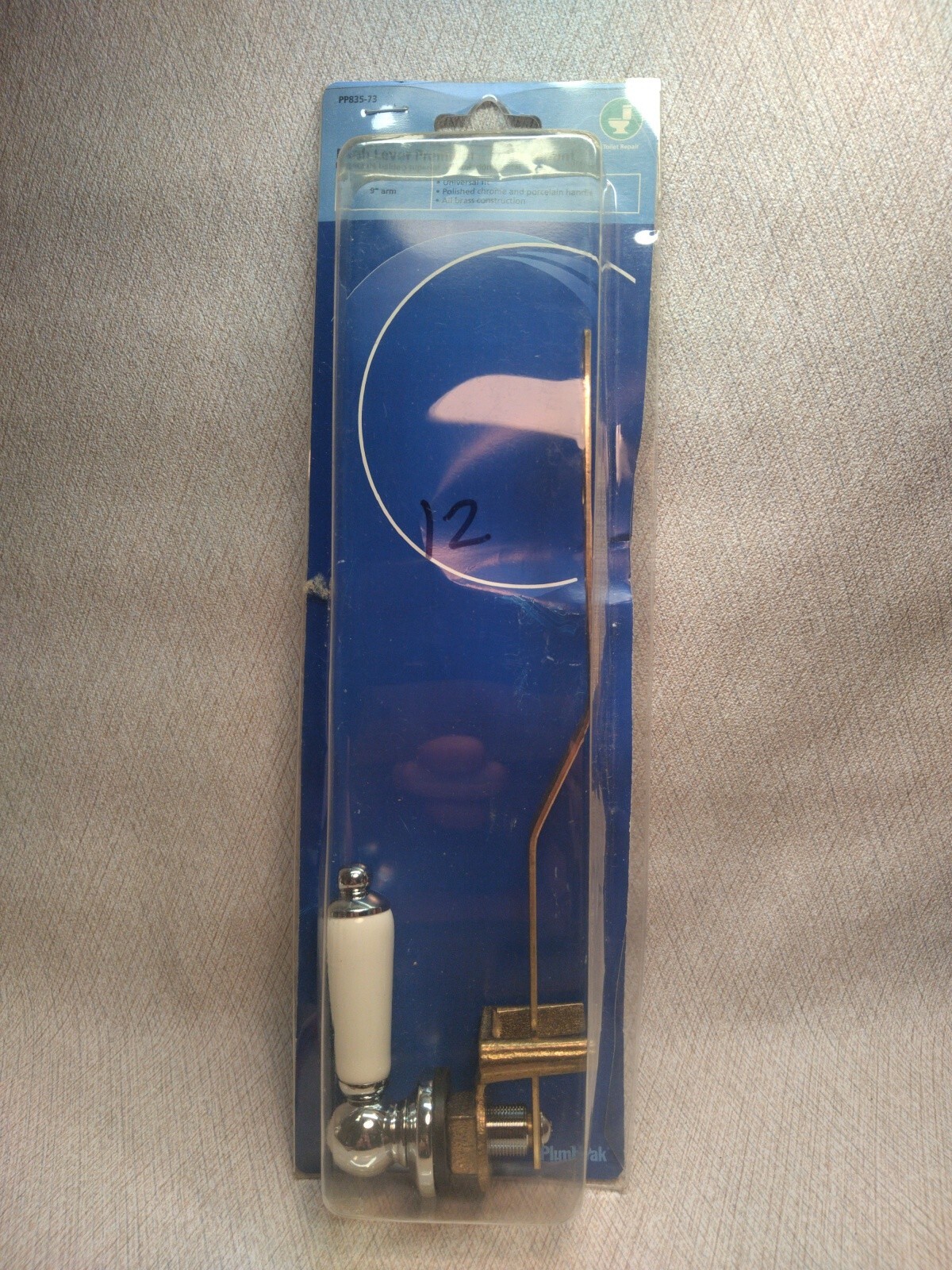 Toilet Flush Lever Chrome No Pp83573 Plumb Pak Corporation 3pk for