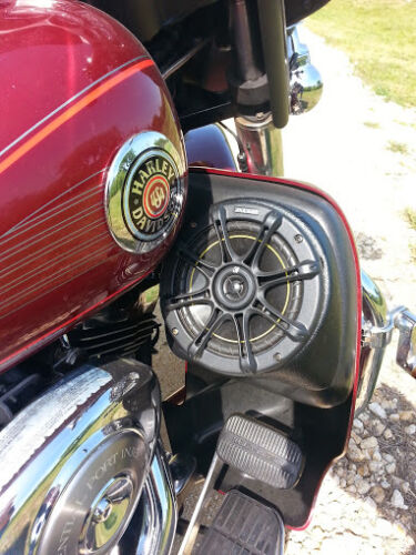 Adaptador de altavoz de carenado inferior Harley-Davidson cápsulas de deslizamiento callejero, road king HD - Imagen 4 de 12