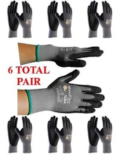 G-Tek MaxiFlex 34-874 PIP Seamless Knit Nylon Gloves - 6 Pairs -   XSM - XLG