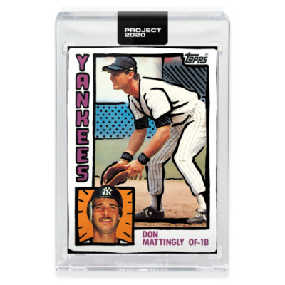 Topps PROJECT 2020 Card 190 - 1984 Don Mattingly by Joshua Vides 