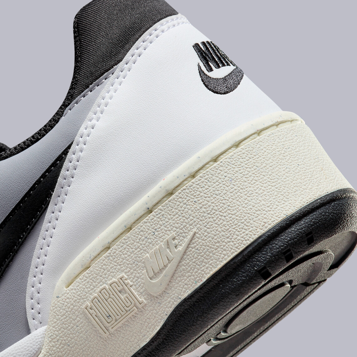 Nike Full Force Lo White Black Pewter Sail Grey FB1362-101 sz 13