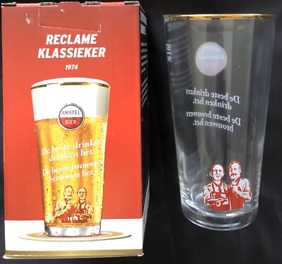 Amstel Bier 0,25 Glas Reclame Klassieker 1974 aus Gastro Auflösung Must´ve!