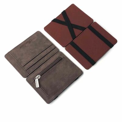 Business Card Cover Magic Money Clip Men Card Holder Slim ...