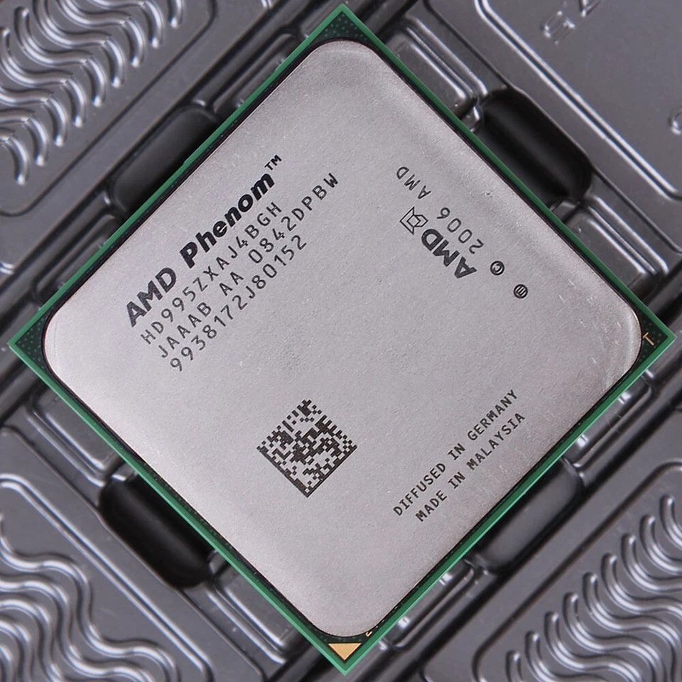 AMD Phenom X4 9950 Processor 2.6GHz HD995ZXAJ4BGH Socket AM2+ CPU 125W 600MHz - Image 2 of 4