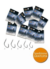 STOCK 10 BUSTINE AMI TRACK LINE M 80 PESCA MARE FIUME AUTOFERRANTE CIRCLE